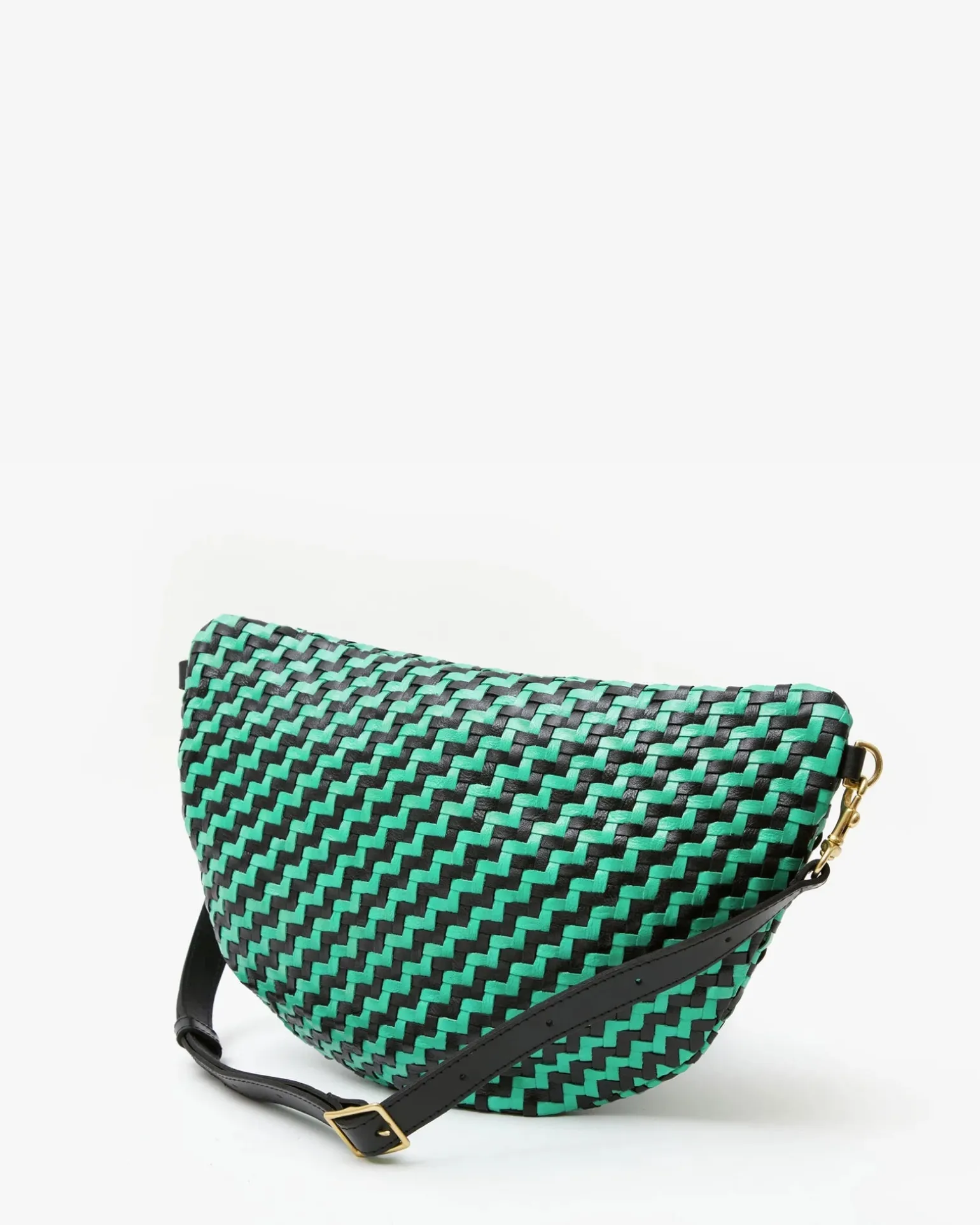 Grande Fanny Woven Zig Zag Mint Opal/Black