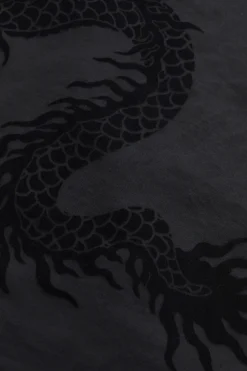 Hailie Silk Dragon Blouse Black