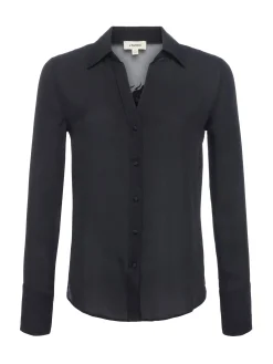 Hailie Silk Dragon Blouse Black