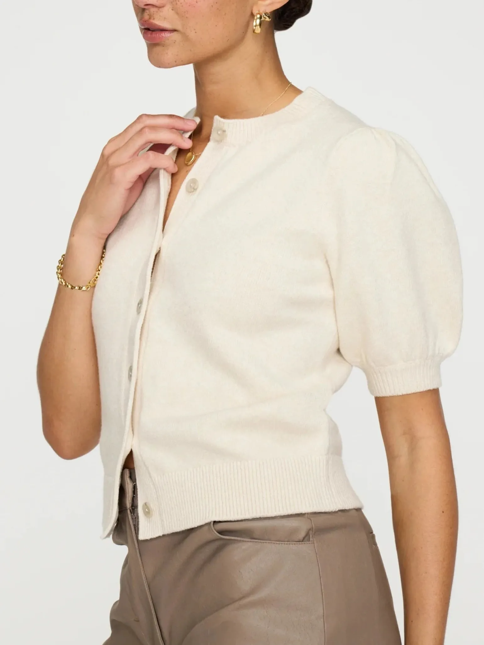 Havana Cardigan Oatmeal Melange