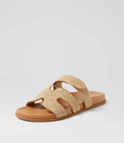 Hayzlen Natural Camel Woven Leather