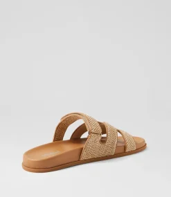 Hayzlen Natural Camel Woven Leather