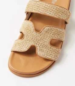 Hayzlen Natural Camel Woven Leather