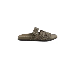 Hayzlen Olive Woven Leather