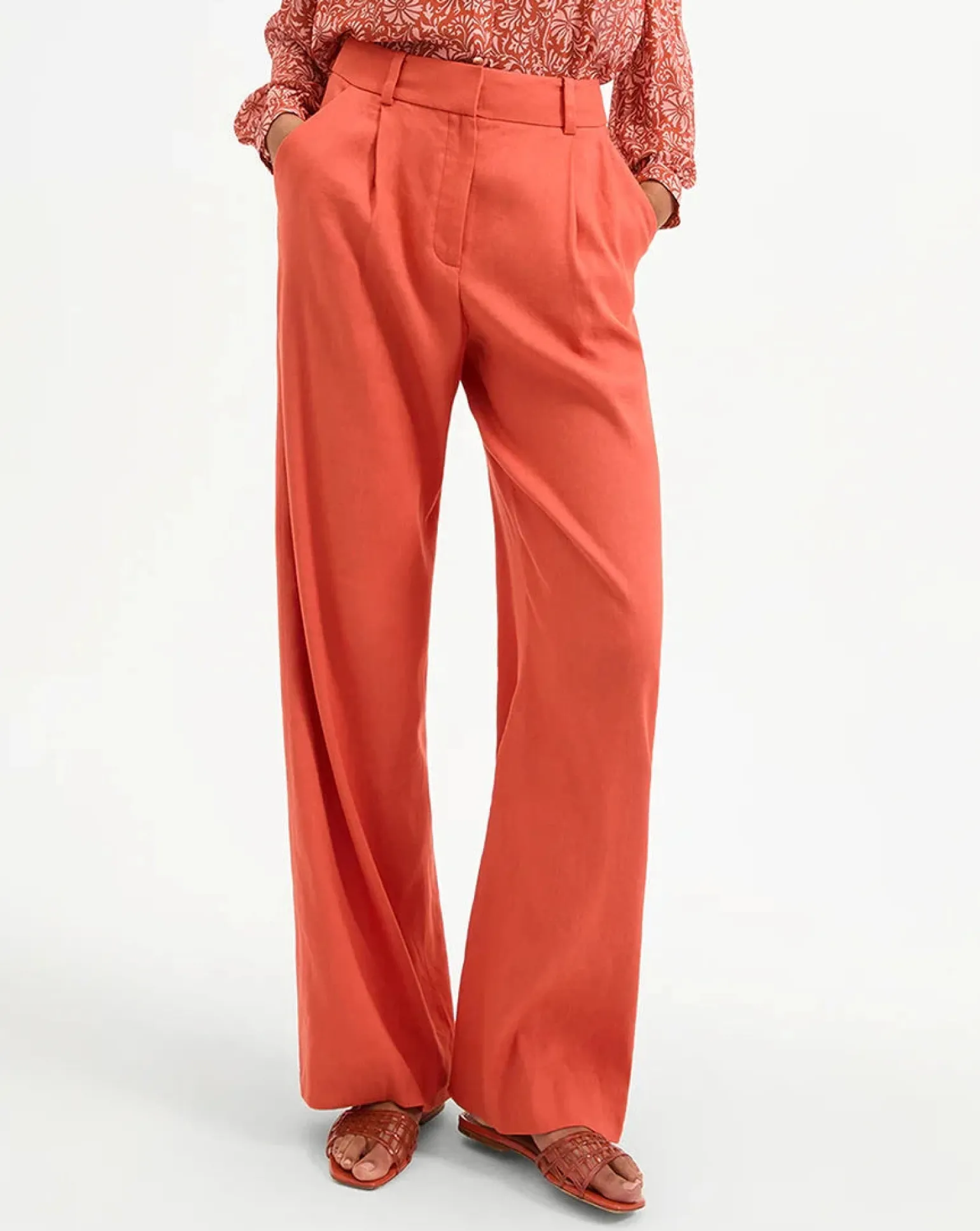 Heyser Wide-Leg Pant Persimmon