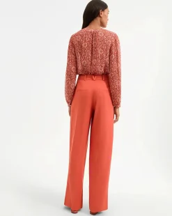 Heyser Wide-Leg Pant Persimmon