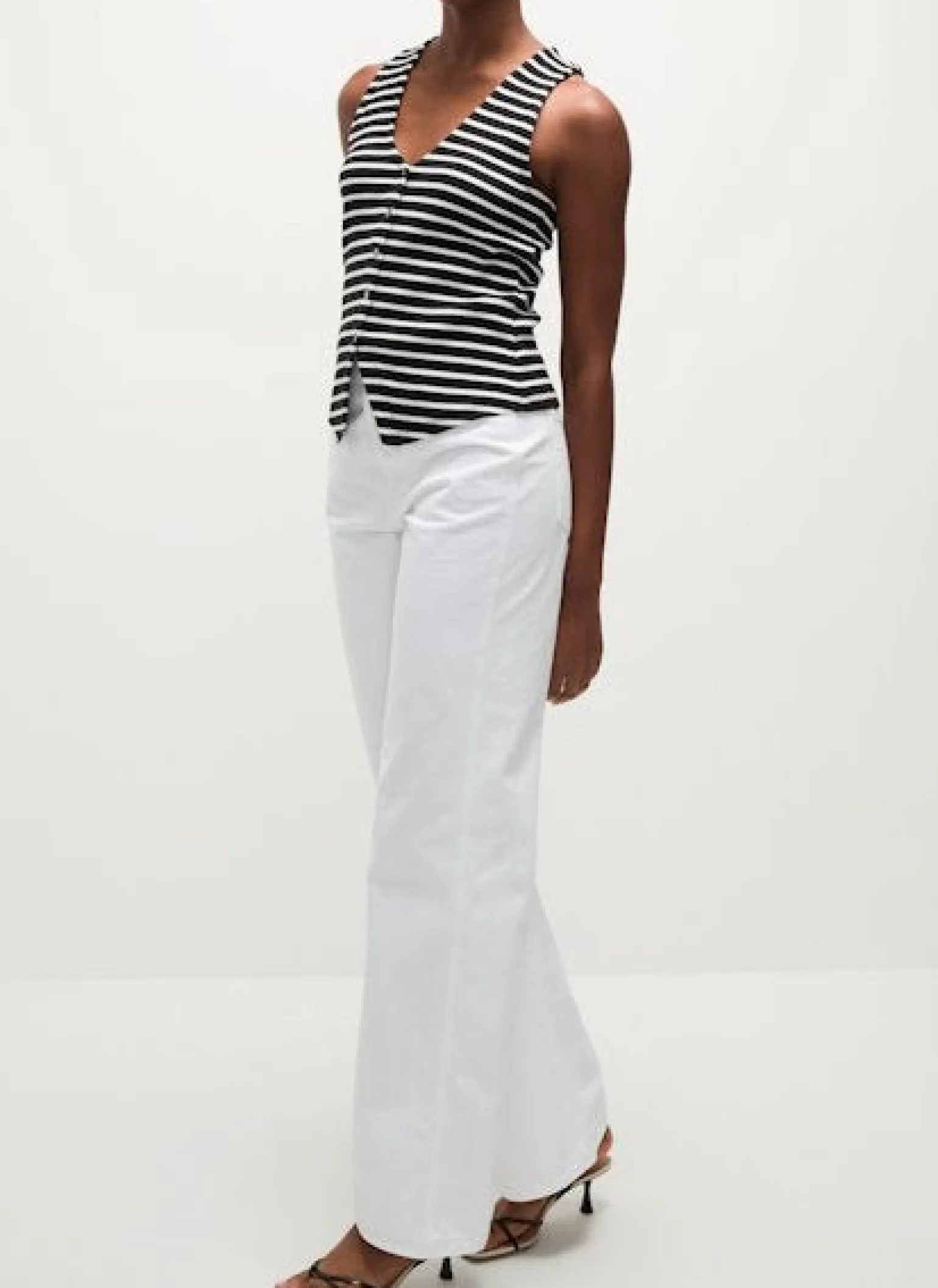Hoorne Top White/Black