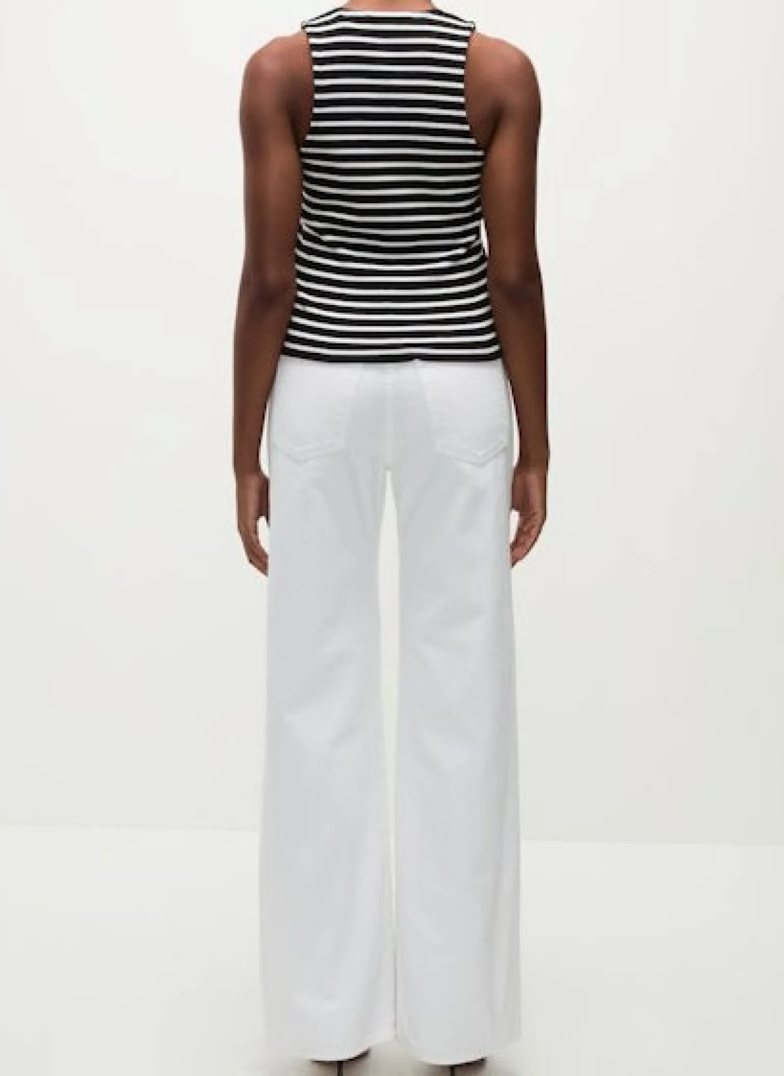 Hoorne Top White/Black