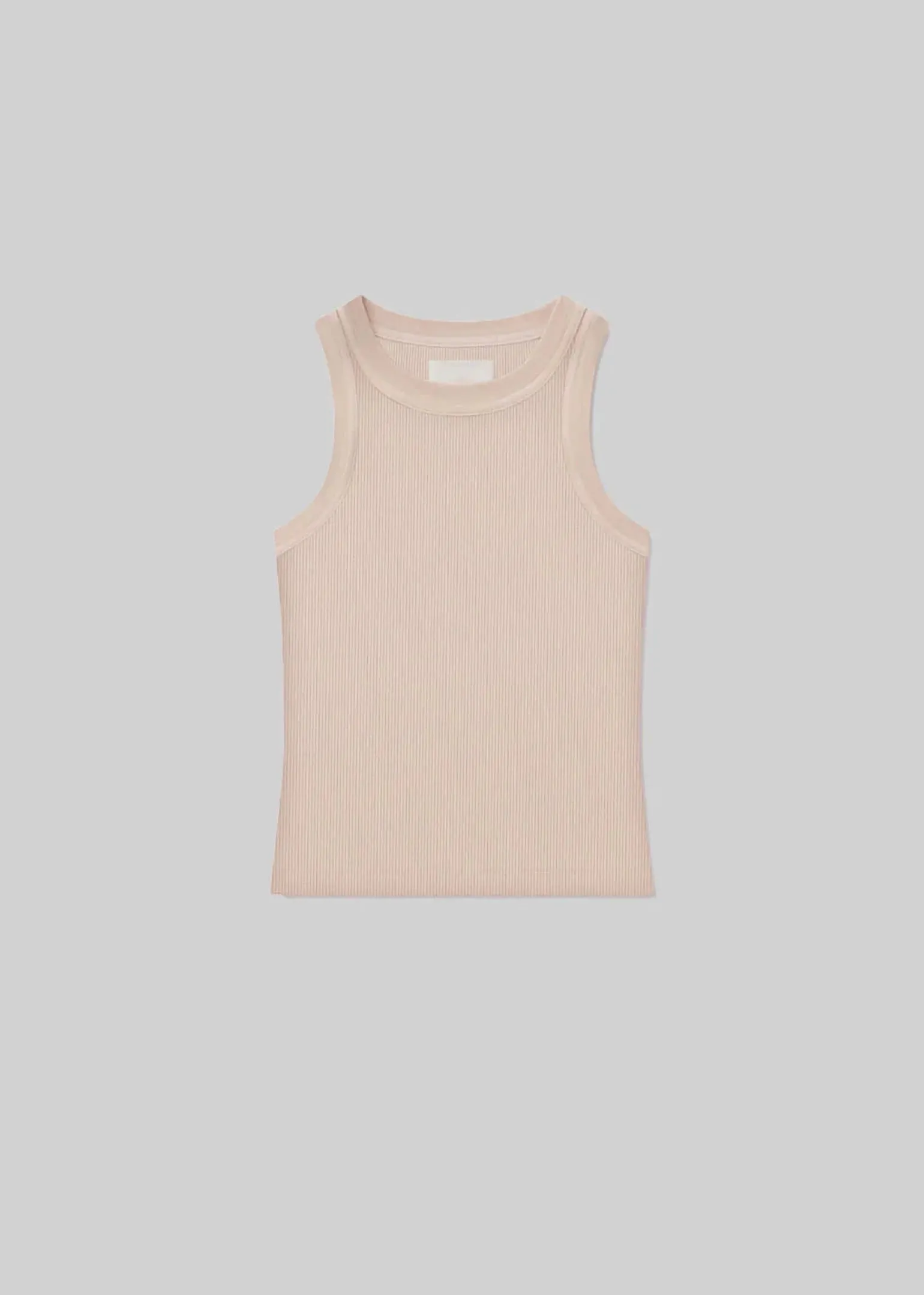 Isabel Rib Tank Muted Rose