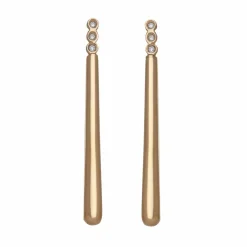 Jade Earrings Gold