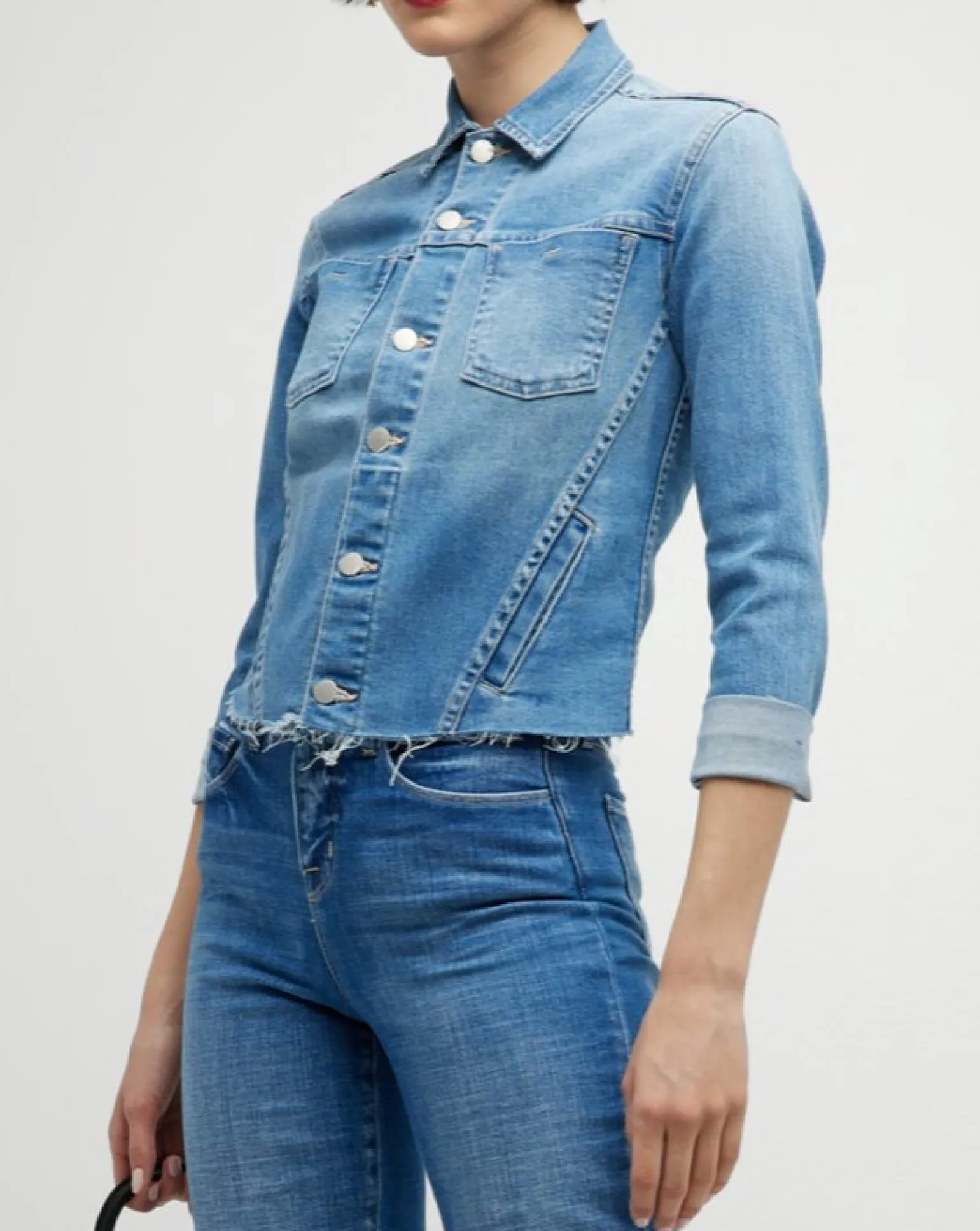 Janelle Slim Raw Jacket Alamo