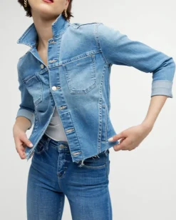 Janelle Slim Raw Jacket Alamo