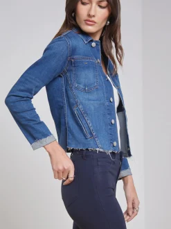 Janelle Slim Raw Jacket Authentique