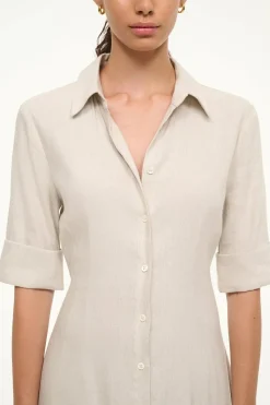 Joan Linen Dress Natural