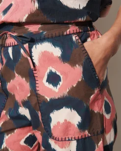 Jolie Pant Painterly Lock Chalk