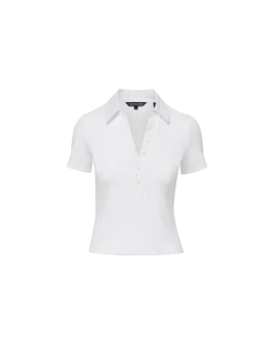 Kearney Button-Down Tee White
