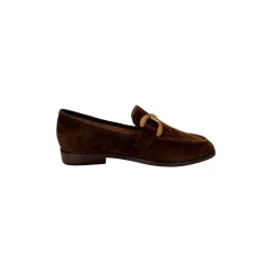 Kid Suede Loafers Marron