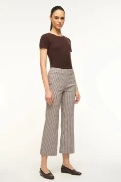 Knack Pant Dark Chocolate Micro Check
