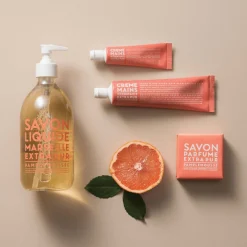 Liquid Marseille Soap Pink Grapefruit 16 fl oz Glass