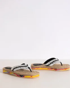 Lou Raffia Off White