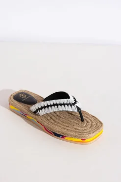 Lou Raffia Off White