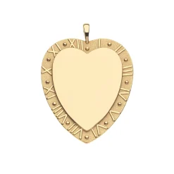 Love Across All Time Heart Pendant 24