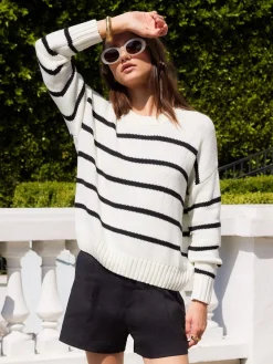 Luca Crewneck Sweater Stripe