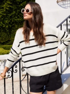 Luca Crewneck Sweater Stripe