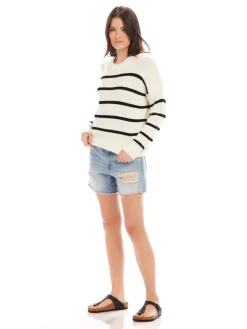 Luca Crewneck Sweater Stripe