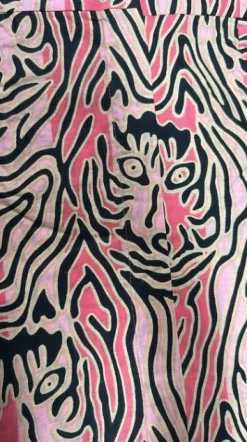 Luciana Tiger Dress Peach