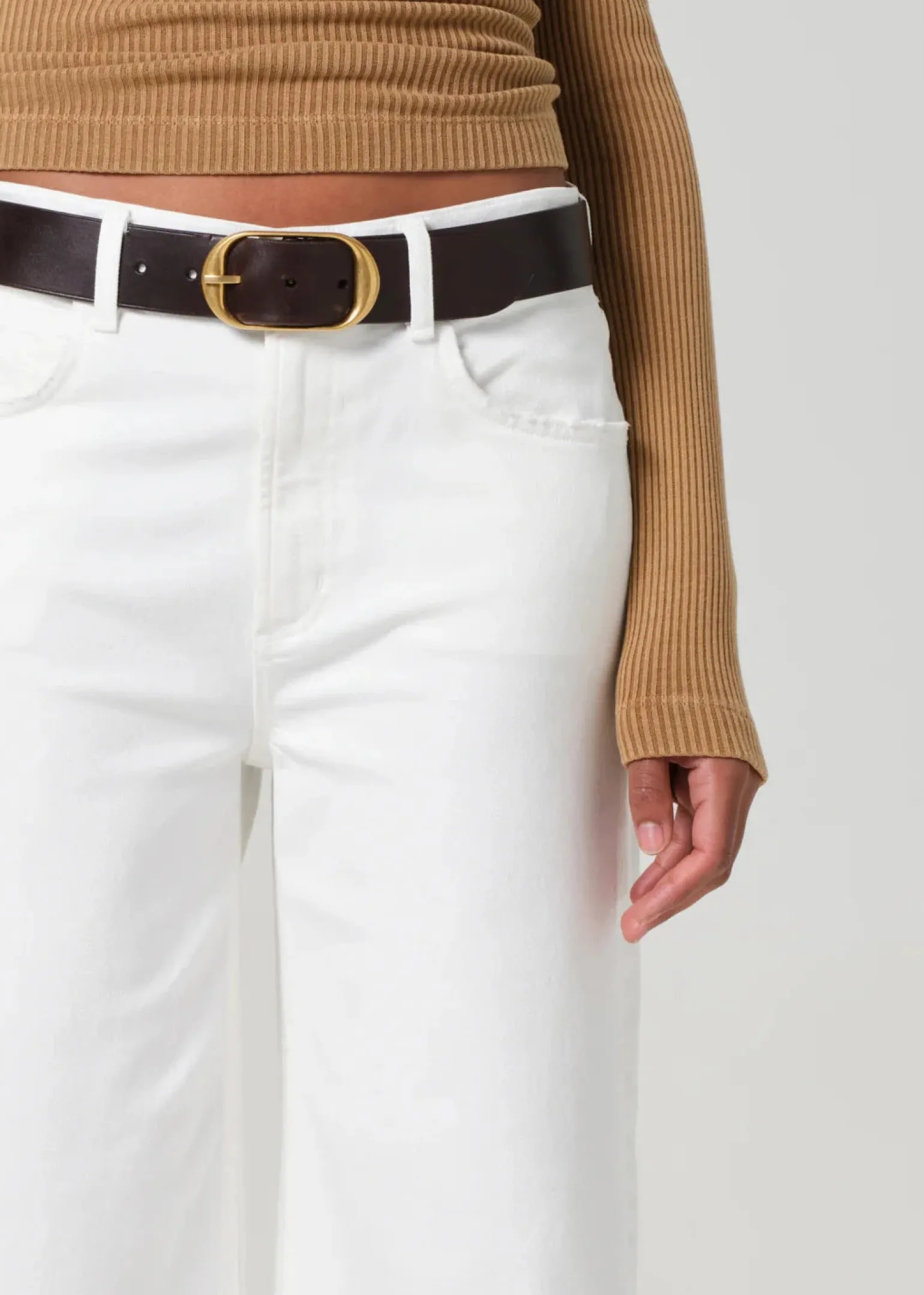 Lyra Wide Leg Crop Soft White