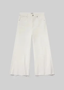 Lyra Wide Leg Crop Soft White