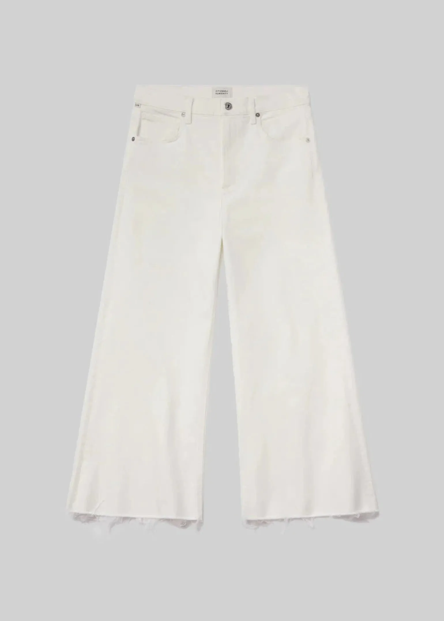 Lyra Wide Leg Crop Soft White