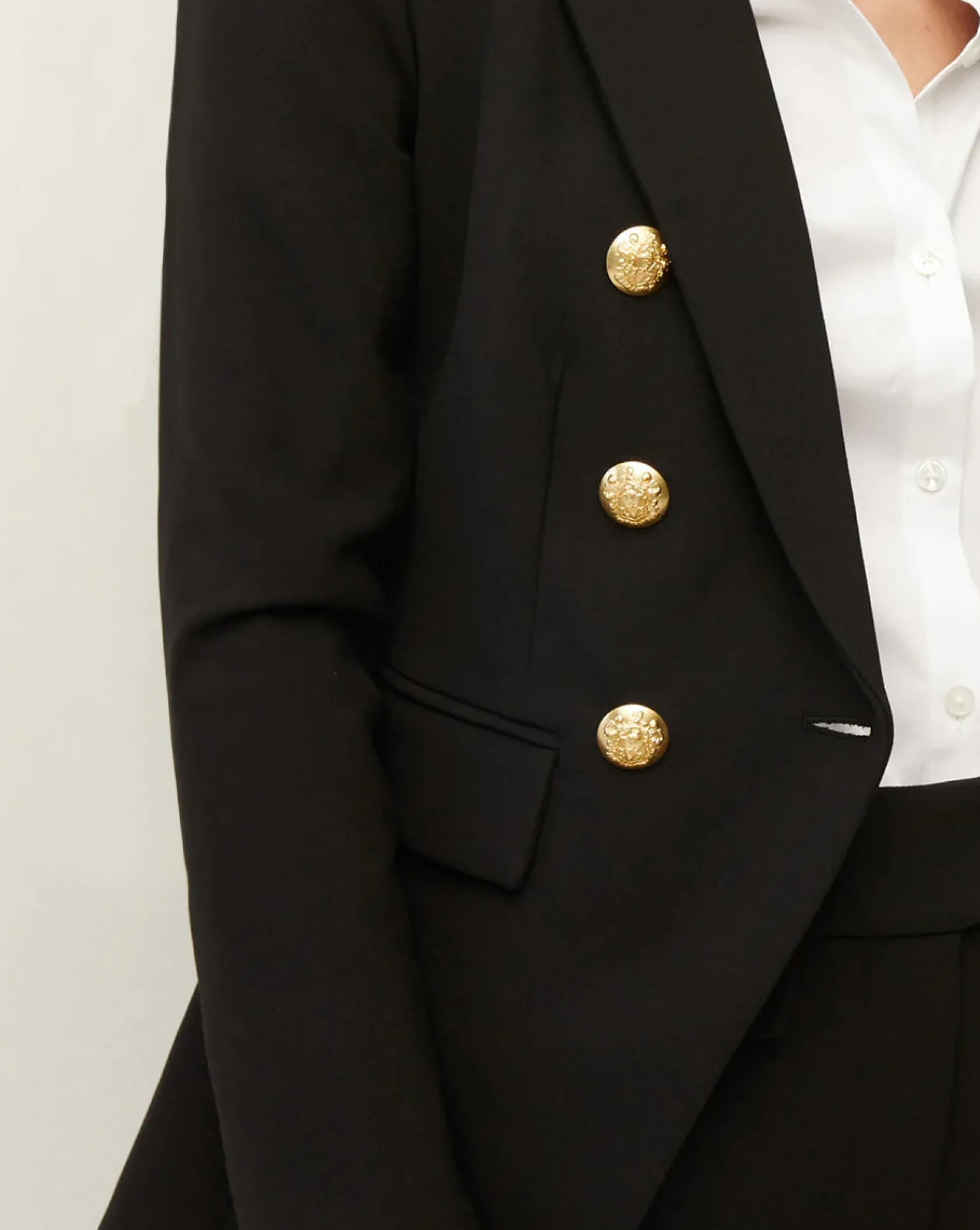 Miller Dickey Jacket Black/ Gold Buttons
