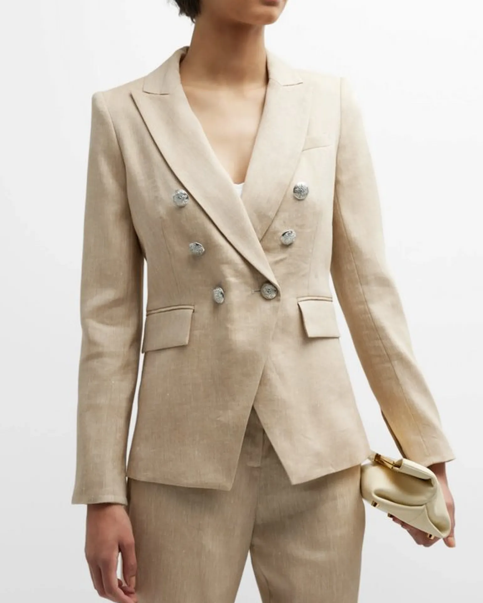 Miller Dickey Jacket Khaki Melange