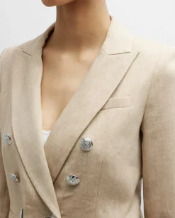 Miller Dickey Jacket Khaki Melange