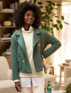 Mini Belfast Crop Peacoat Rosemary