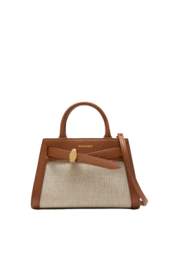 Mini Dash Bag Natural Linen/Hazelwood