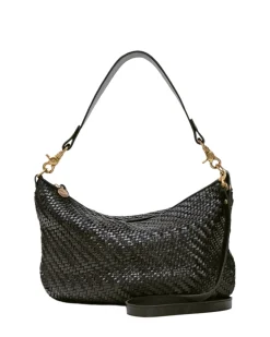 Moyen Messenger Black Woven Zig Zag