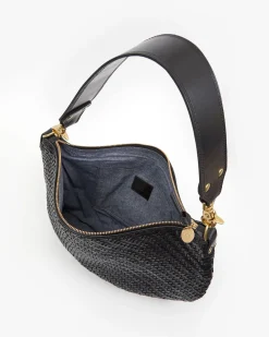 Moyen Messenger Black Woven Zig Zag