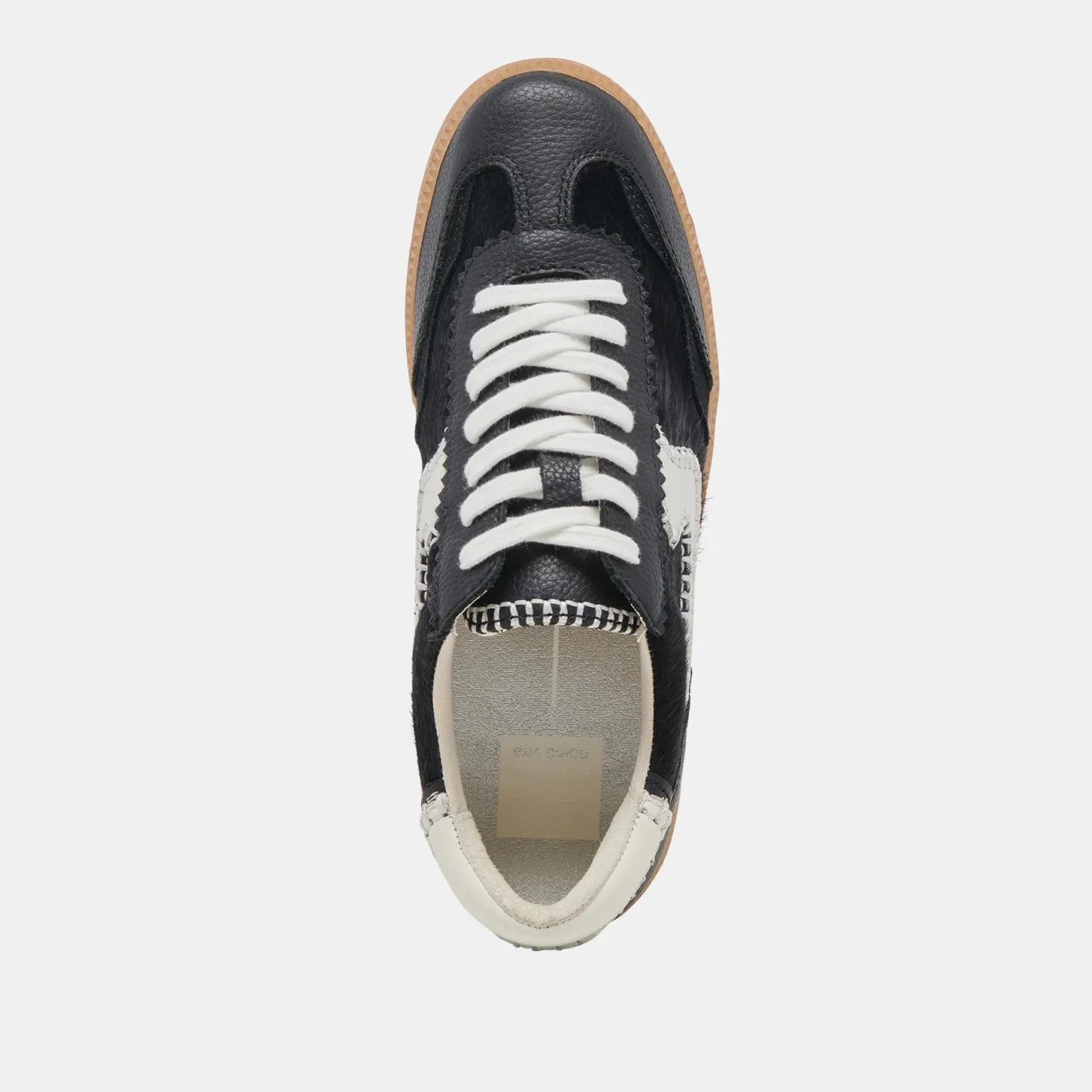 Notice Stitch Calf Hair Onyx