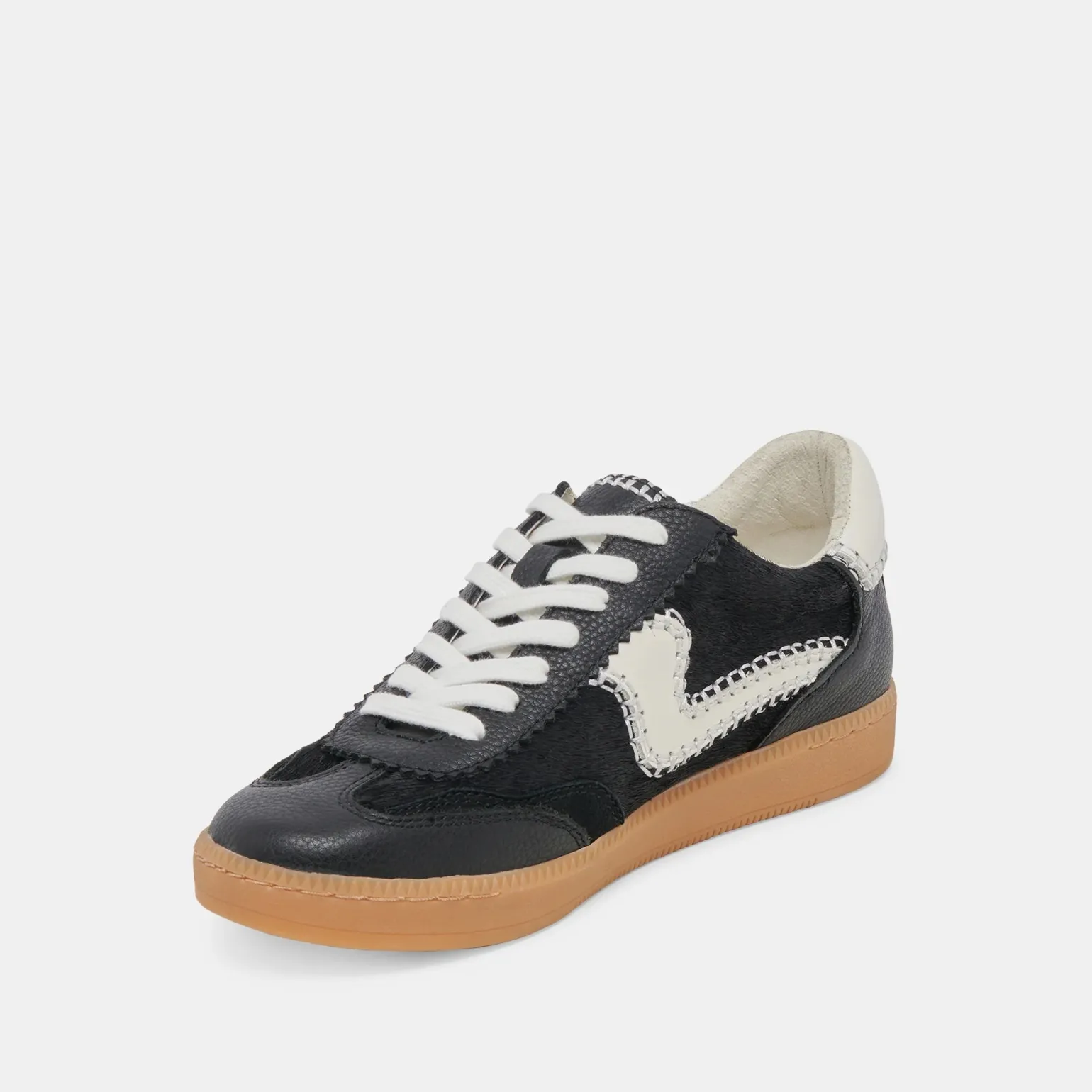 Notice Stitch Calf Hair Onyx