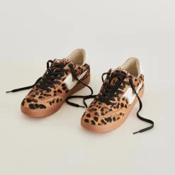 Notice Stitch Sneakers DK Leopard Calf Hair