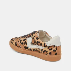 Notice Stitch Sneakers DK Leopard Calf Hair