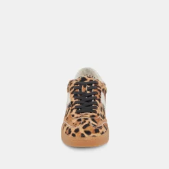 Notice Stitch Sneakers DK Leopard Calf Hair