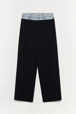 Ophelia Pant Midnight Pinstripe Multi