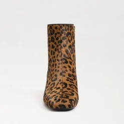 Paige Ankle Bootie Leopard Brahma Hair Leather
