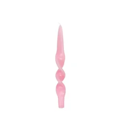 Pastel Twisted Candle Pink