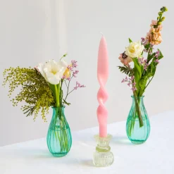 Pastel Twisted Candle Pink