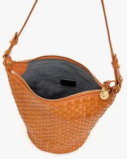 Petite Jeanne Natural Woven Checker